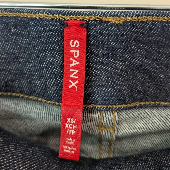 Spanx Kick Flare Jeans In Raw Indigo - Picture 5 of 8